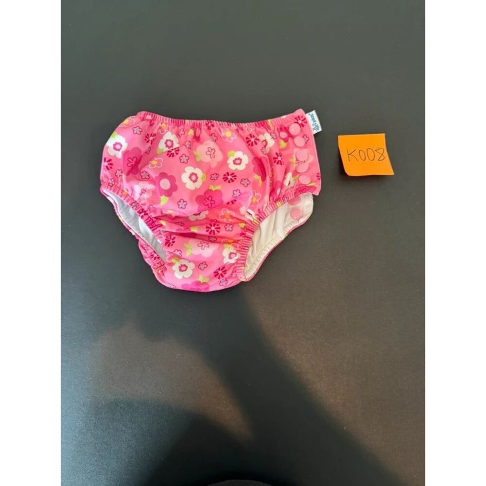 i play. reusable swim diaper, pink floral, 18 months (UPF 50) K008
